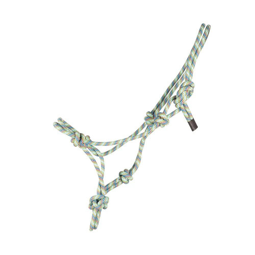 (Cob/Full, Green/Multicoloured) Hy Rope Halter