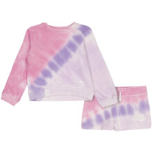 Reebok Baby Girls Tie Dye Sweatshirt and Shorts Set