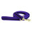 (One Size, Purple/Black) Hy Soft Webbing Lead Rein Without Chain 1