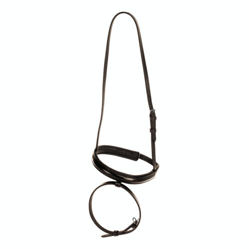 (Full, Brown) Hy Leather Flash Nose Band