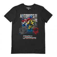 (M, Black) Transformers Unisex Adult Roll Out T-Shirt