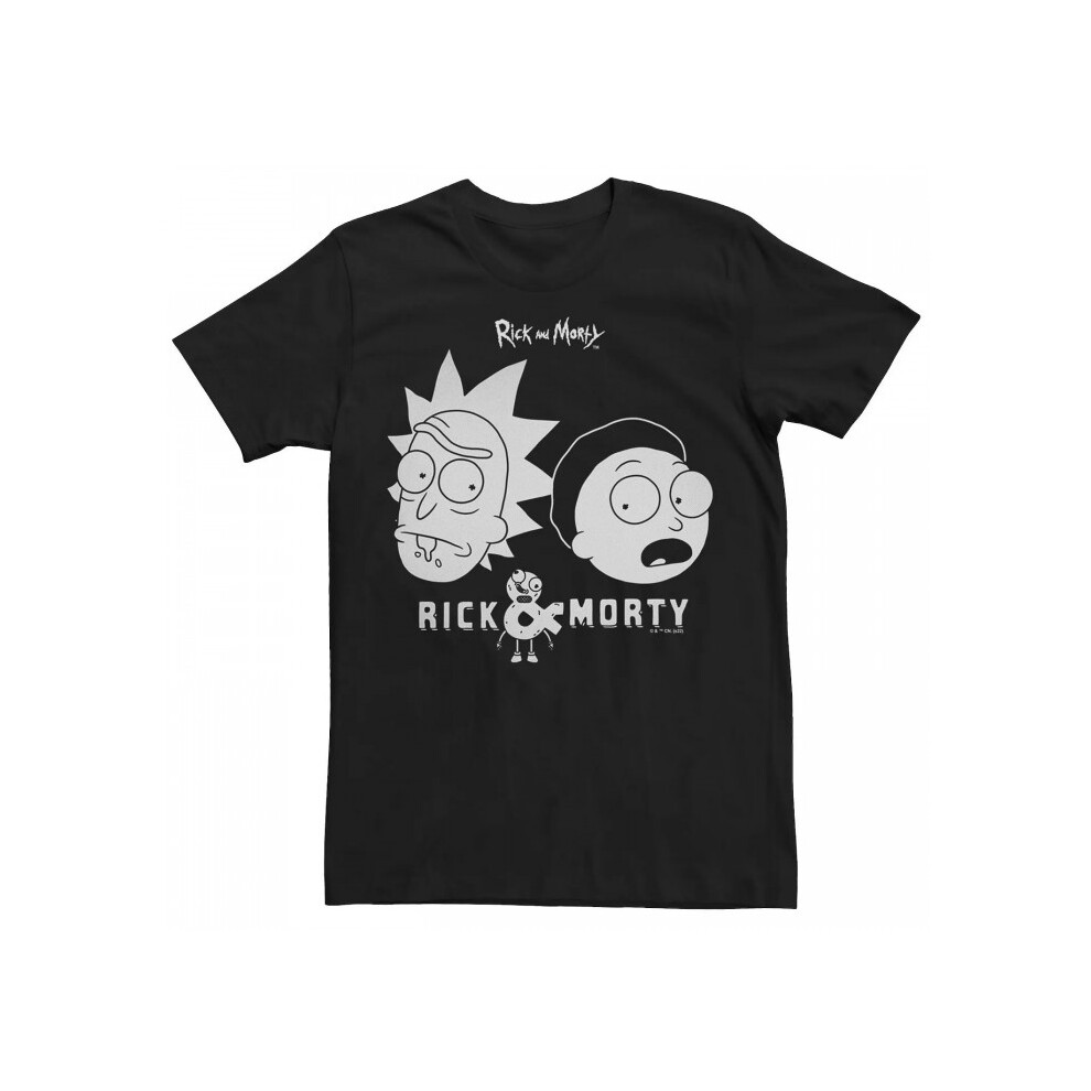 Rick And Morty Unisex Adult Faces T-Shirt