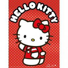 Hello Kitty Polka Dot Metallic Poster