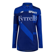 (M, Team Royal Blue) New Balance Womens/Ladies London Cricket Polo Shirt