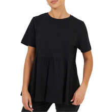 (10 UK, Black) Brave Soul Womens/Ladies Swing Smock Panel T-Shirt Dress