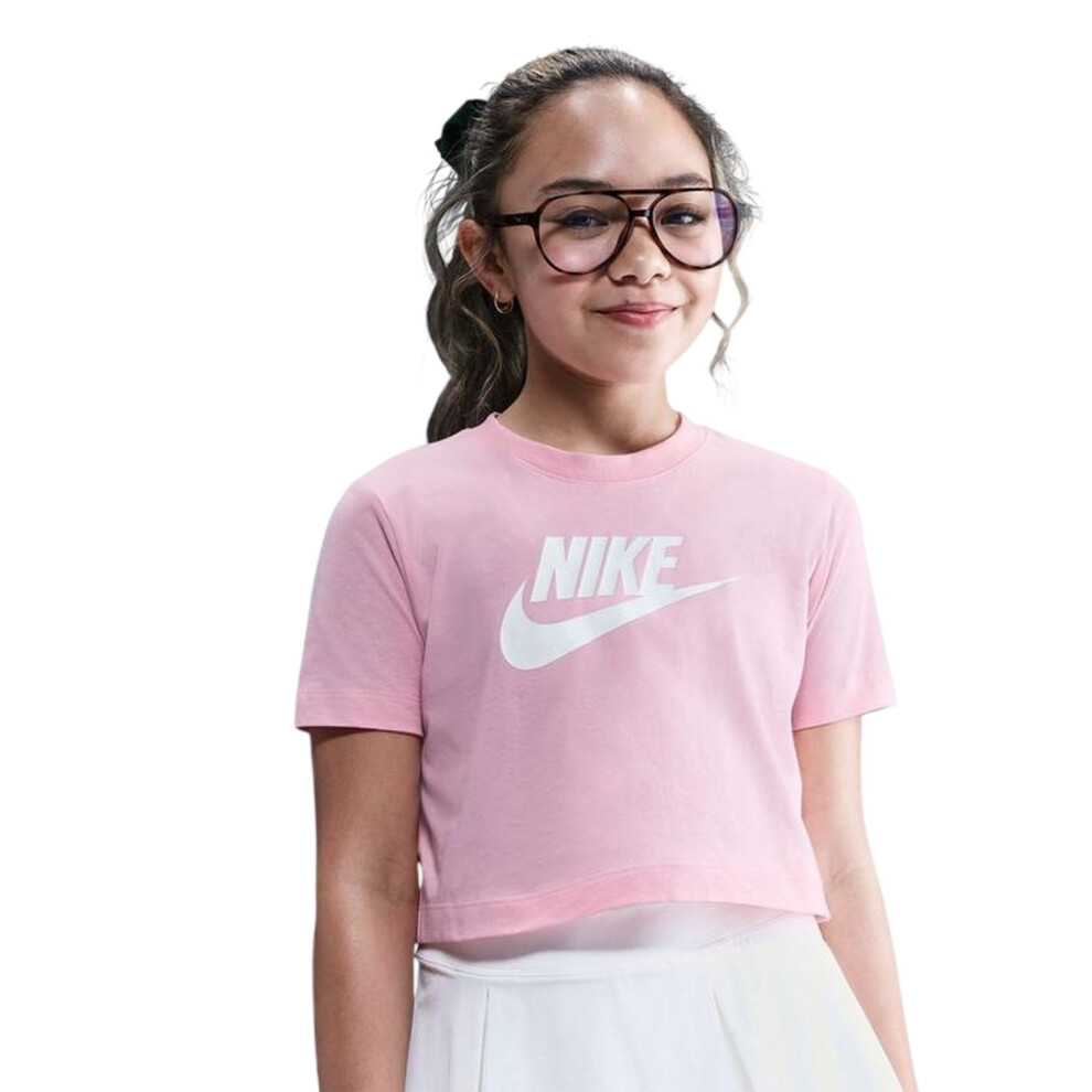 Nike (7-8 Years, Pink) Childrens/Kids Futura Swoosh Boxy T-Shirt