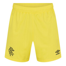 (M R, Yellow) Umbro Unisex Adult 2025/2026 Rangers FC Goalkeeper Shorts