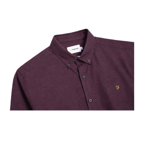 Farah (S, Red) Farah Mens Regular Button-Down Shirt 2
