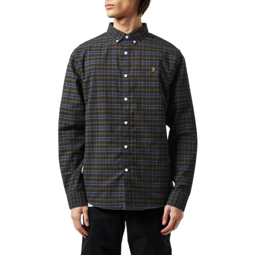 Farah (XL, Blackwatch) Farah Mens Fraser Checked Regular Button-Down Shirt 2
