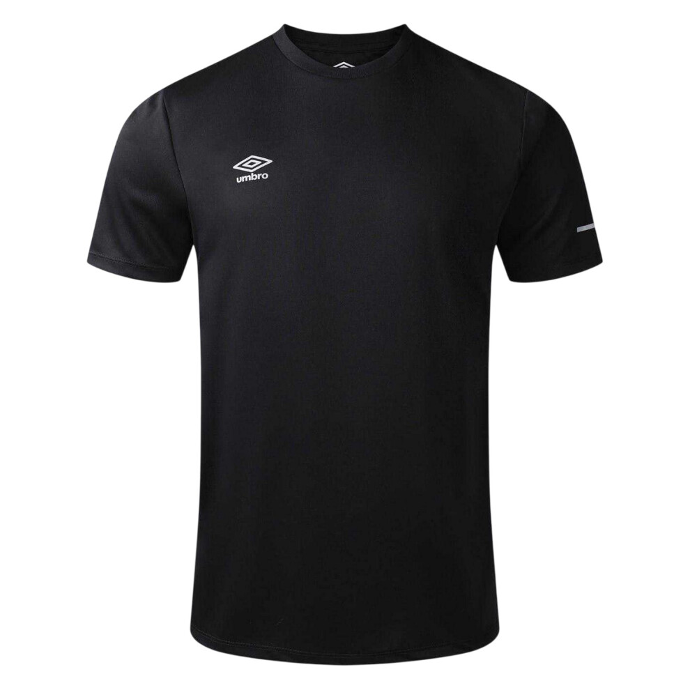 Umbro (Xl, Black) Mens Crew Neck Athletic T-Shirt