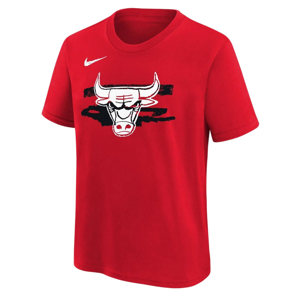 Nike (13-14 Years, Red) Childrens/Kids Chicago Bulls T-Shirt
