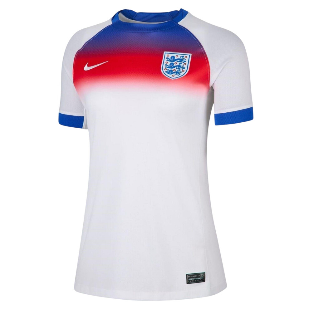 Nike (16 Uk, White/Blue) Womens/Ladies 2025 England Fa Home Jersey