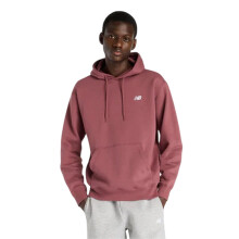 (S, Burgundy) New Balance Mens Regular Long-Sleeved Hoodie