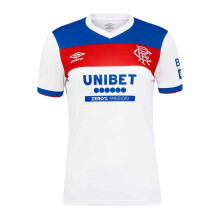 (14 UK, White/Blue) Umbro Womens/Ladies 2025/2026 Rangers FC Away Shirt