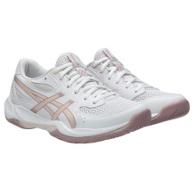(4 UK, White/Pink) Asics Womens/Ladies Rocket 12 Netball