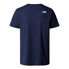 (L, Navy) The North Face Mens Simple Dome Regular T-Shirt