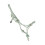 (Cob/Full, Green/Multicoloured) Hy Rope Halter 2