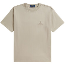 (13-14 Years, Stone) Ralph Lauren Childrens/Kids Logo Relaxed Fit T-Shirt