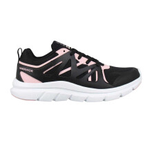(5.5 UK, Black/Pink) Karrimor Womens/Ladies Impala Leather Trainers