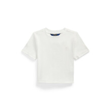 (13-14 Years, White) Ralph Lauren Childrens/Kids Ribbed Fitted T-Shirt