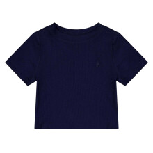 (7 Years, Navy) Ralph Lauren Childrens/Kids Ribbed Fitted T-Shirt