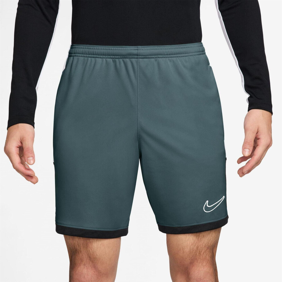 Nike (M, Slate/White) Mens Academy Shorts