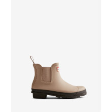 (7 UK, Chocolate Brown) Hunter Womens/Ladies Original Waterproof Block Heel Chelsea Boots