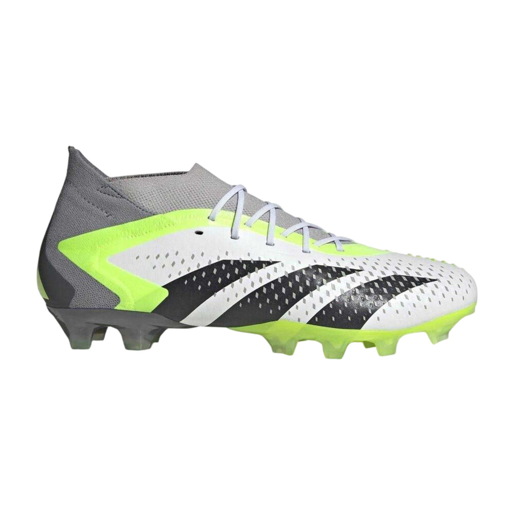Adidas (7.5 Uk, White/Black/Lime Green) Mens Predator Accuracy.1 Fg Football Boots