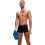 Speedo (XXS, Black/Red) Speedo Mens Dive Split Geometric Swimming Trunks 3