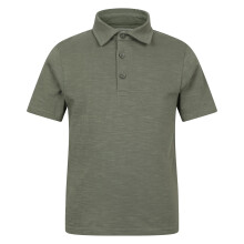 (3-4 Years, Green) Mountain Warehouse Childrens/Kids Slub Polo Shirt