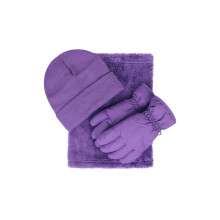 (M, Purple) Mountain Warehouse Childrens/Kids Accessories Set (Pack of 3)