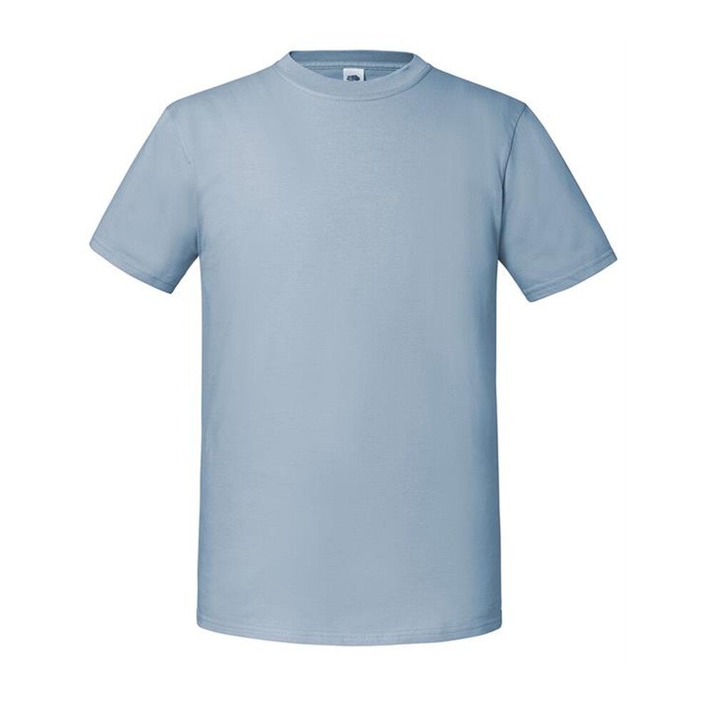 Fruit Of The Loom (M Uk, Mineral Blue) Mens Iconic 195 Ringspun Premium Tshirt