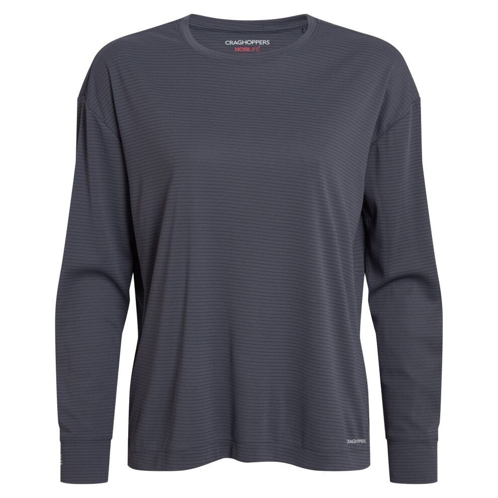 Craghoppers - Women's Long Sleeve Top - Insect Repellent - UPF 50+ - Black/Grey - Size: 12 UK - Image 3
