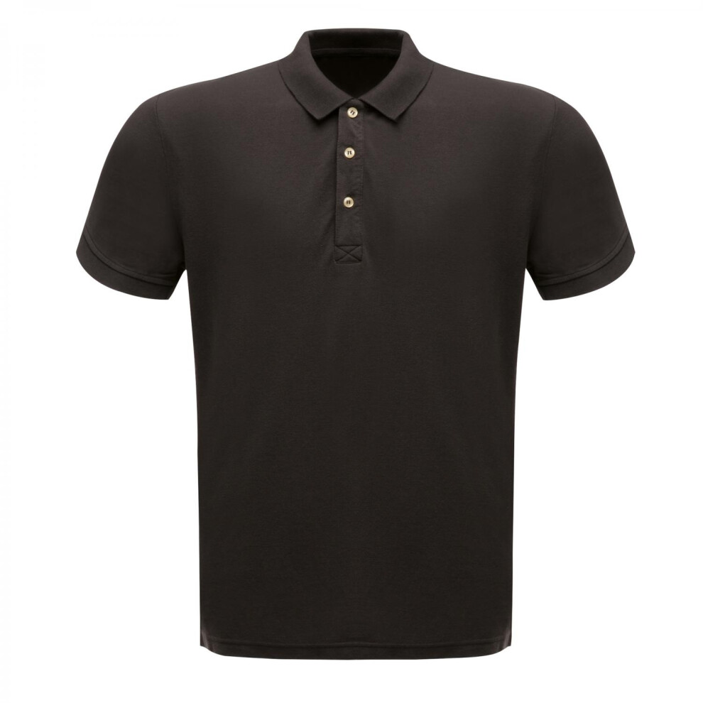 Regatta (Xxxxl, Black) Professional Mens Classic 65/35 Short Sleeve Polo Shirt