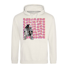 (S, Grey/White/Blue) Star Wars Unisex Adult Yoda Hoodie