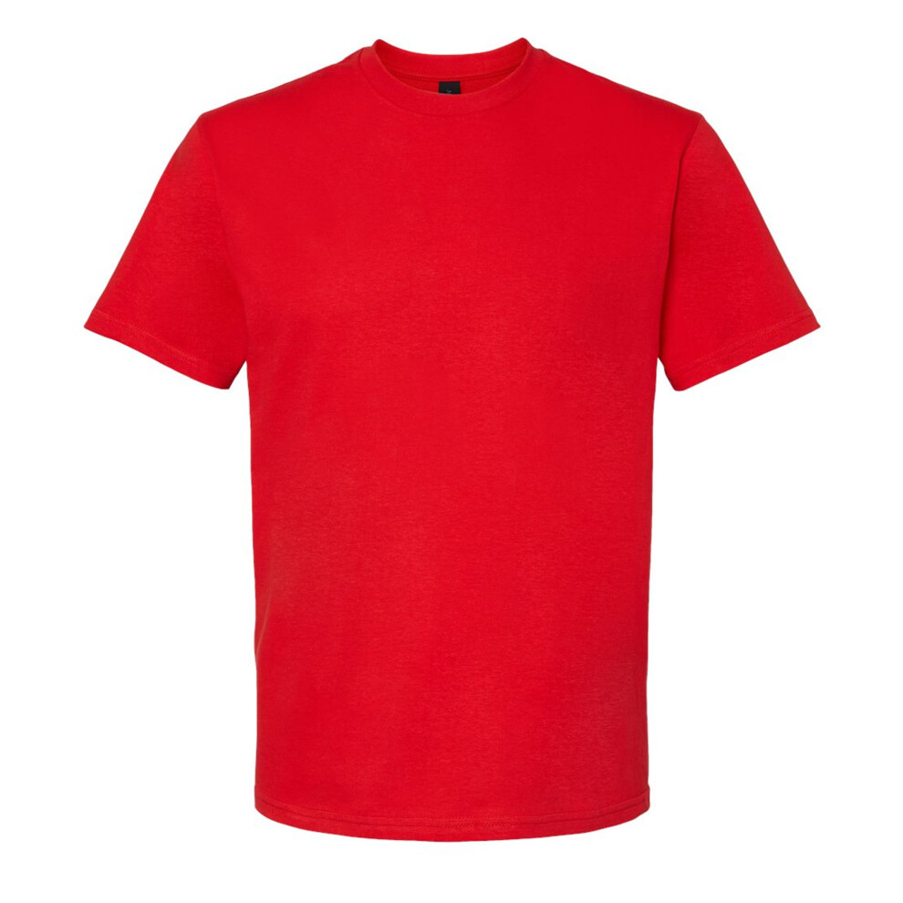 Gildan (S, Red) Unisex Adult Softstyle Midweight T-Shirt
