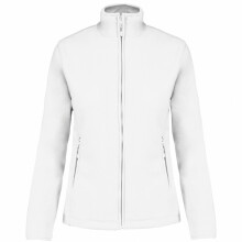 (S, White) Kariban Womens/Ladies Maureen Microfleece Jacket