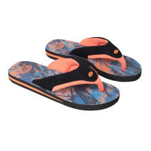 (10 UK Child, Bright Orange) Animal Childrens/Kids Jekyl Recycled Flip Flops
