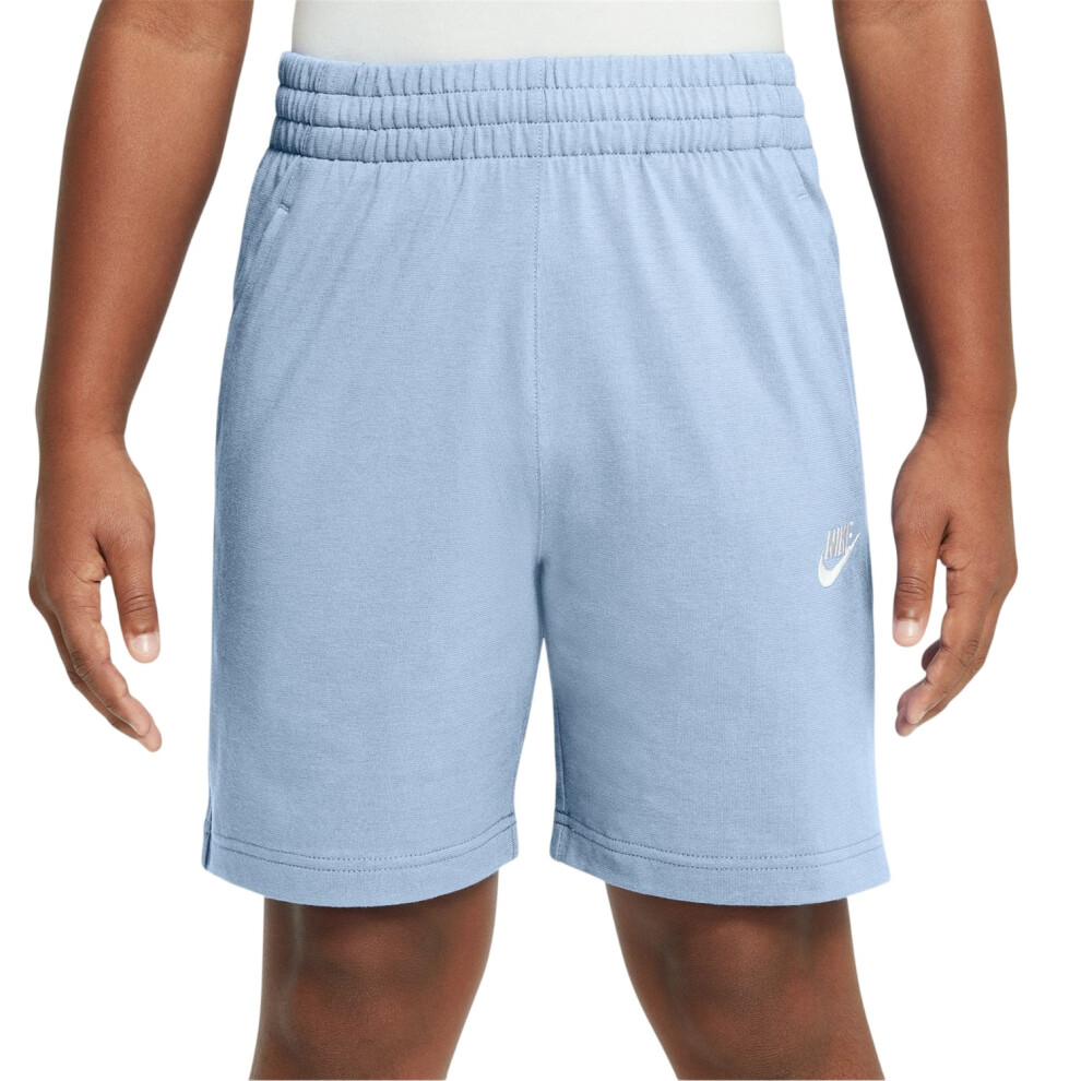 Nike (11-12 Years, Hydro Blue) Boys Logo Jersey Shorts
