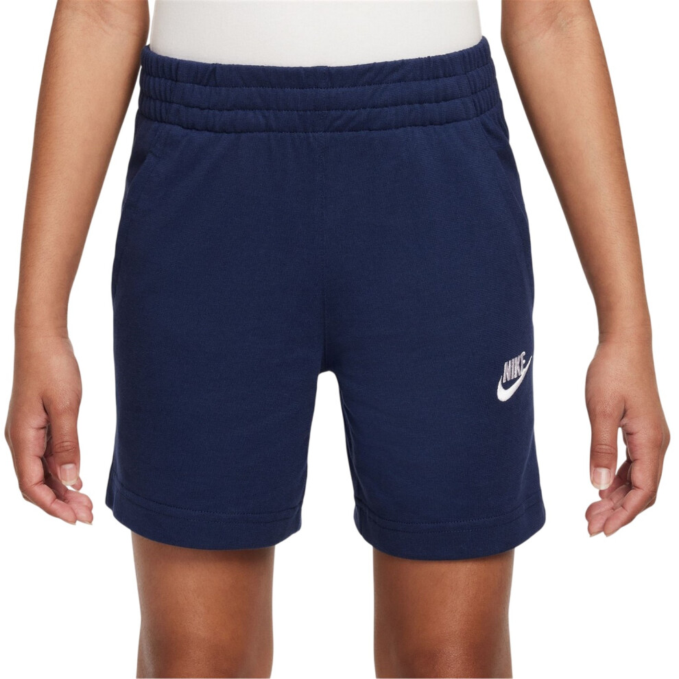 Nike (9-10 Years, Midnight Navy) Boys Logo Jersey Shorts