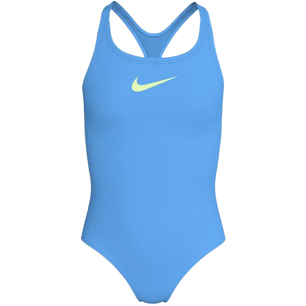 Nike (5-6 Years, University Blue) Girls Essential Racerback One Piece Swimsuit