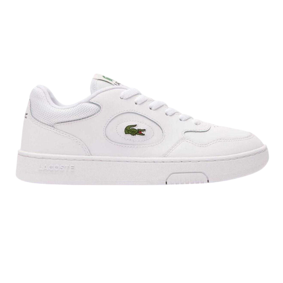 Lacoste (5.5 Uk, White) Womens/Ladies Lineset Crocodile Leather Trainers