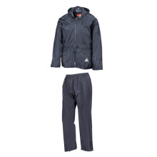 (L, Navy) Result Mens Waterproof Jacket and Trousers Set