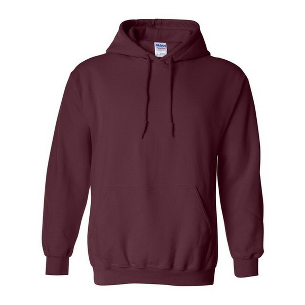 Gildan (S, Maroon) Heavy Blend Adult Unisex Hooded Sweatshirt / Hoodie