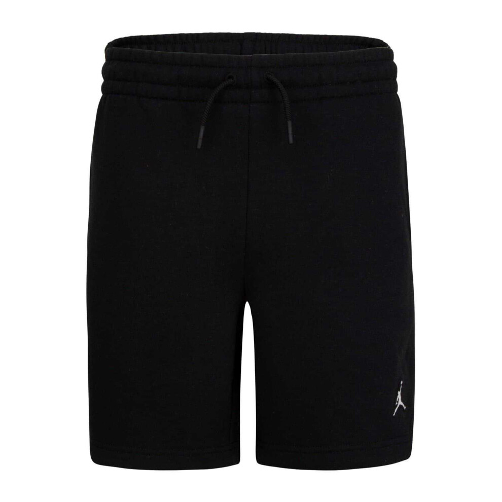 Nike (9-10 Years, Black/White) Boys Air Jordan Fleece Regular Shorts
