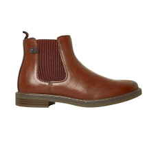 (6 UK, Brown) Nicholas Deakins Mens Del Leather Chelsea Boots