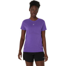 (14 UK, Purple) Asics Womens/Ladies Seamless Short-Sleeved Athletic T-Shirt