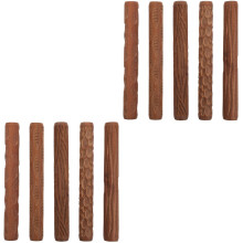 10Pièces Rouleaux De En Bois Pour Modelage Argile