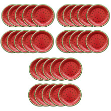 90Pièces Plateau En Carton Jetable Motif Original Pour Fête Et Gâteau
