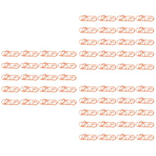 60Pièces Clips Marque-Pages Métal Rose Gold Pour Usage